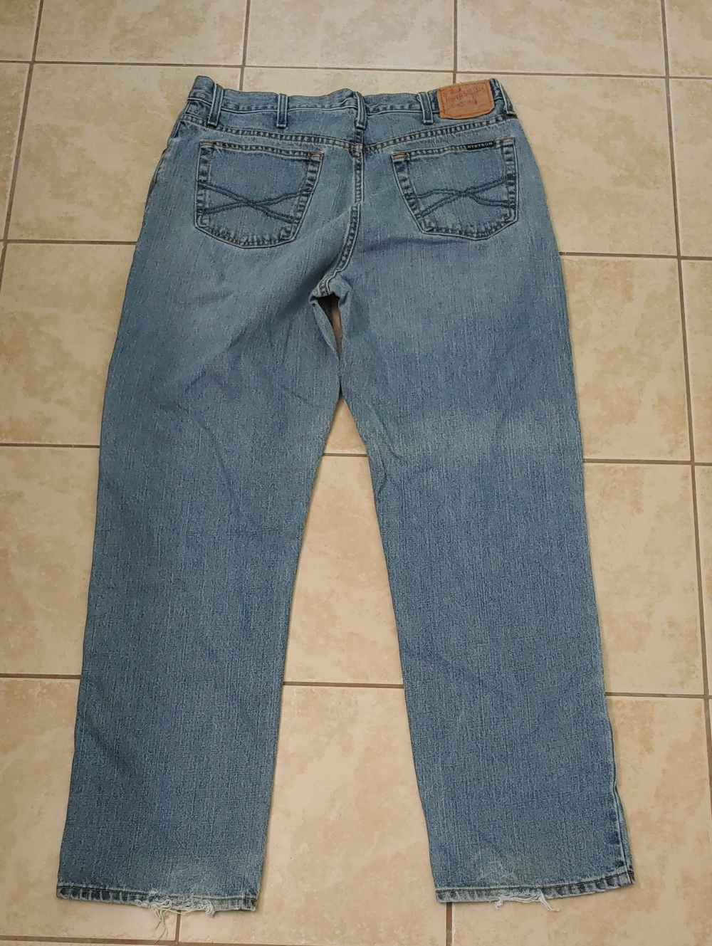 Stetson Western Jeans Men's Size 36x32 Standard Straight Leg Cowboy Denim